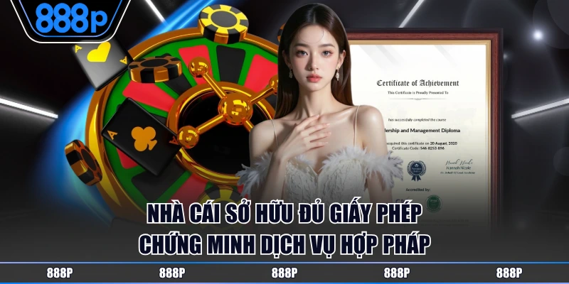 888P sở hữu giấy phép hoạt động Curacao từ khi thành lập